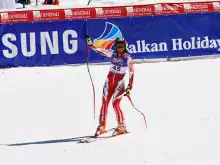 Lindsey Vonn wins the Super Giant race on Sunday in Bansko